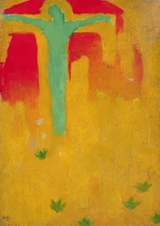 The Green Christ, 1890 (olja på kartong)